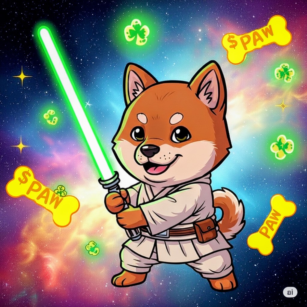 Doge with a lightsaber